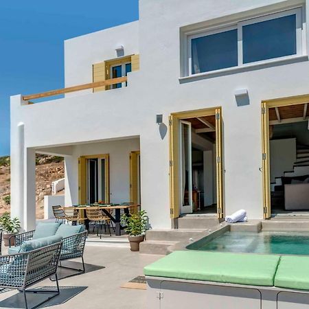 Villa Alba In Syros With Private Jacuzzi Azolimnos Exterior foto
