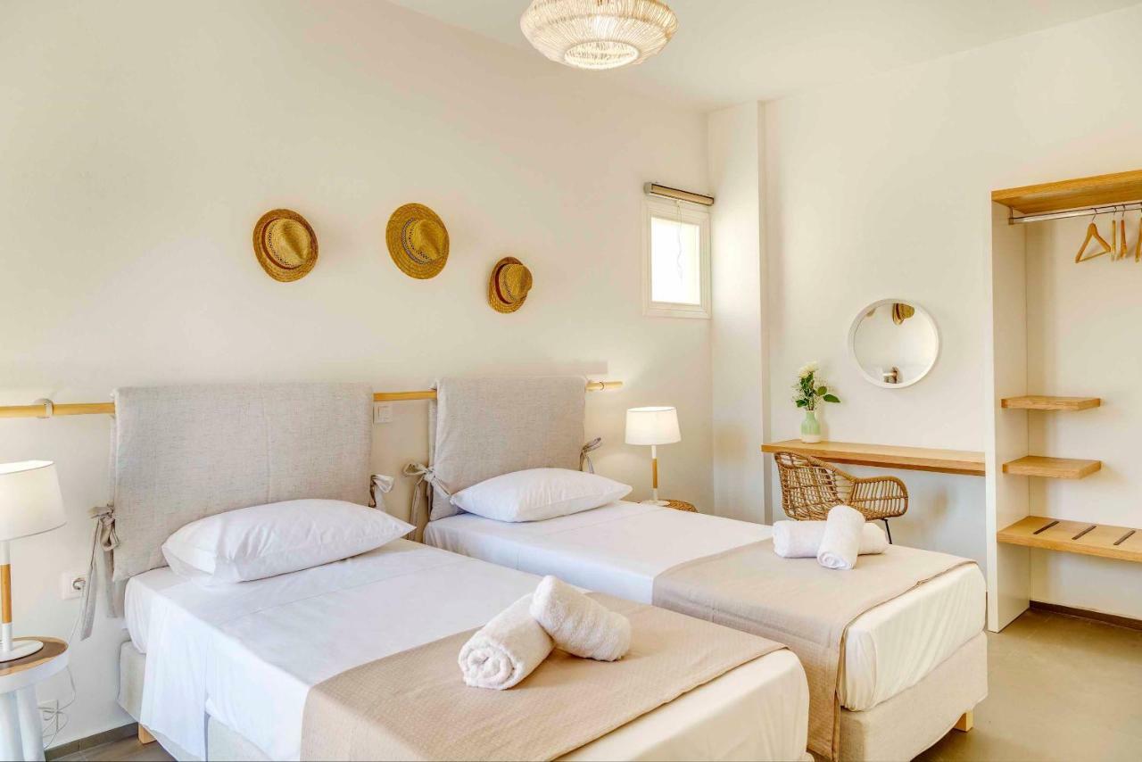 Villa Alba In Syros With Private Jacuzzi Azolimnos Exterior foto