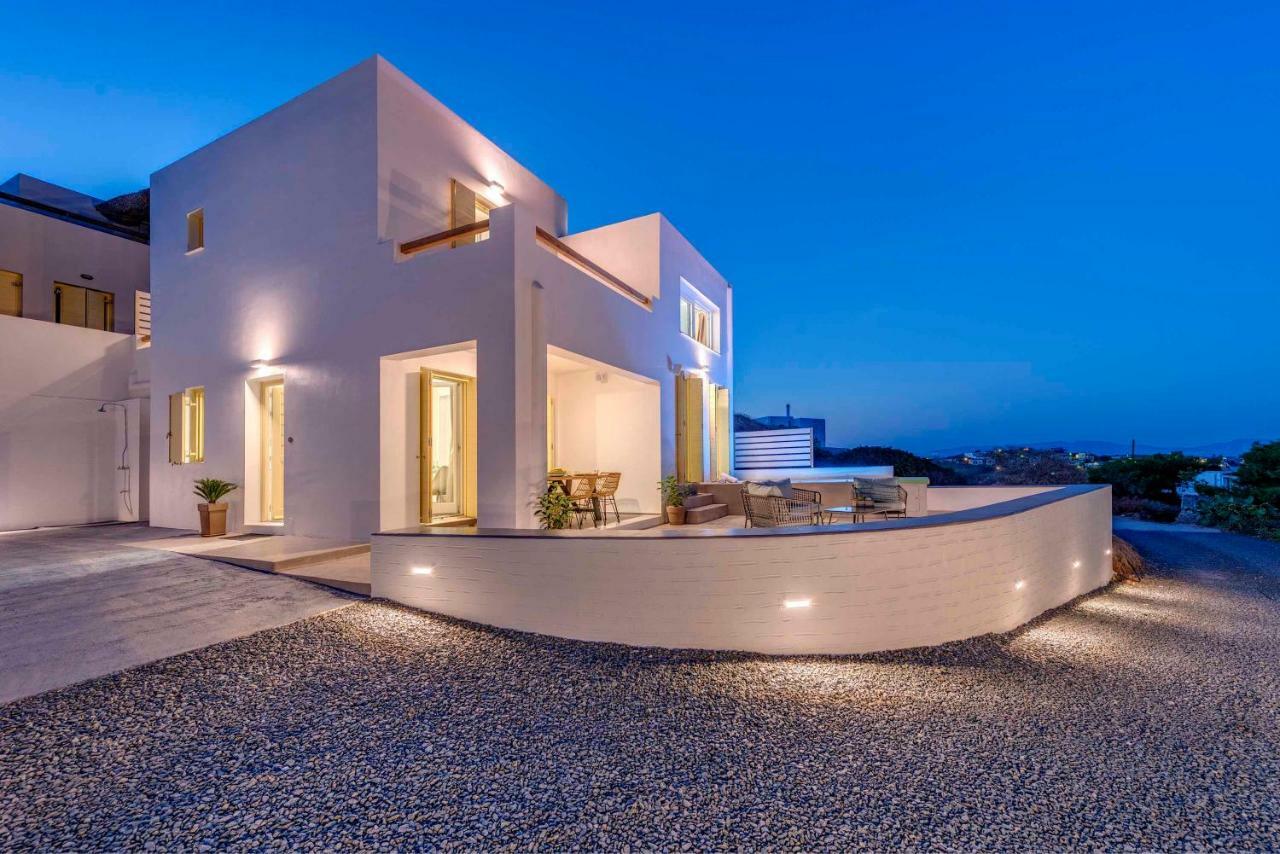 Villa Alba In Syros With Private Jacuzzi Azolimnos Exterior foto