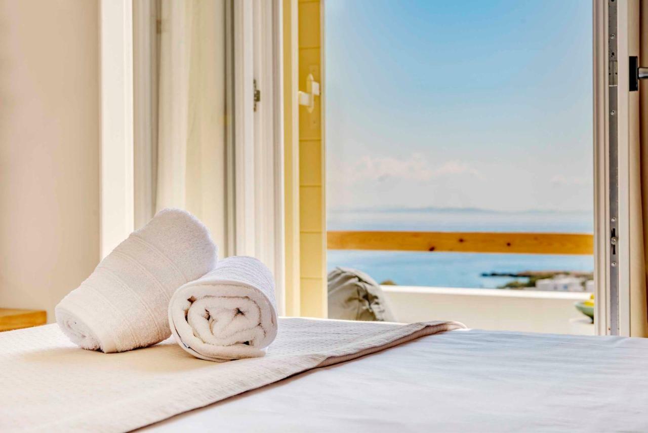 Villa Alba In Syros With Private Jacuzzi Azolimnos Exterior foto